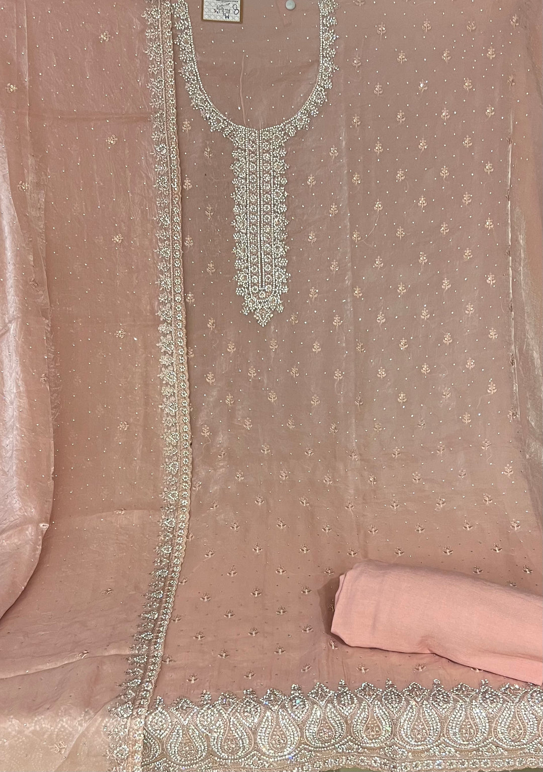 UNSTITCHED DRESS MATERIA(SHIMMER) - IKZV08/