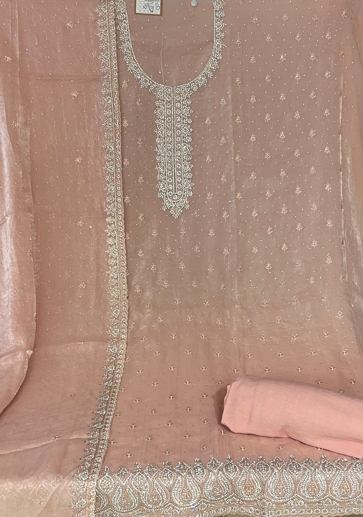 UNSTITCHED DRESS MATERIA(SHIMMER) - IKZV08/