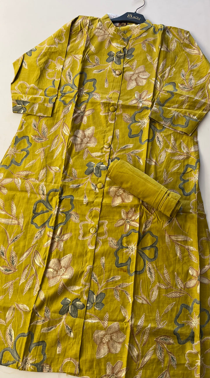 RAYON PLUS SIZE COORD SET(3XL,4XL,5XL,6XL)-IKFK02/GREEN