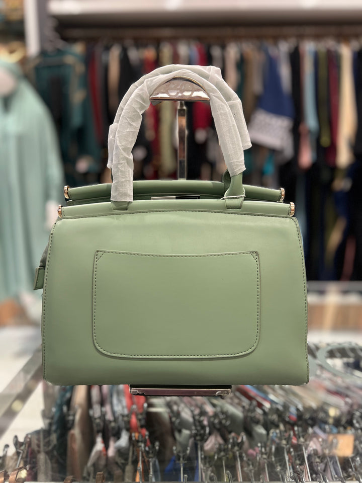 PARIS & CLASSIC HAND BAG - P1193/GREEN