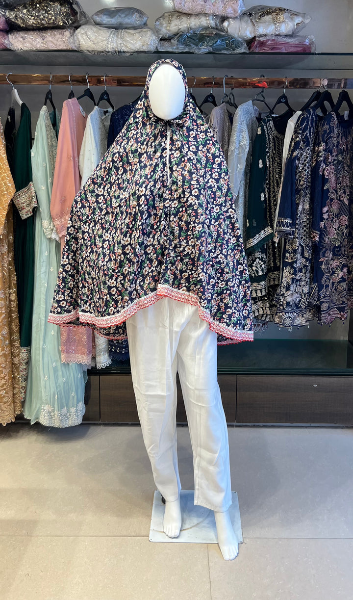 RAMZAN PRAYER NAMAZ HIJAAB-{PRINTED}-PD02/RAYON FABRIC/ 1 a TO 10 a