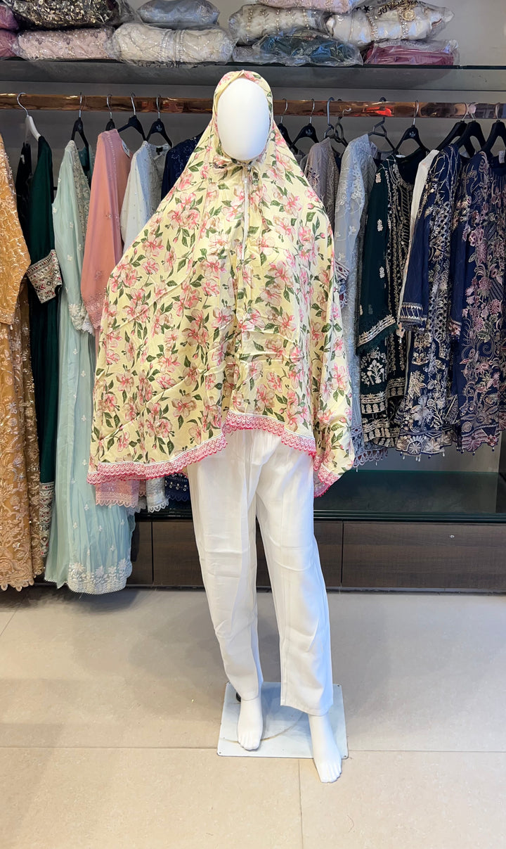 RAMZAN PRAYER NAMAZ HIJAAB-{PRINTED}-PD02/RAYON FABRIC/ 1 a TO 10 a