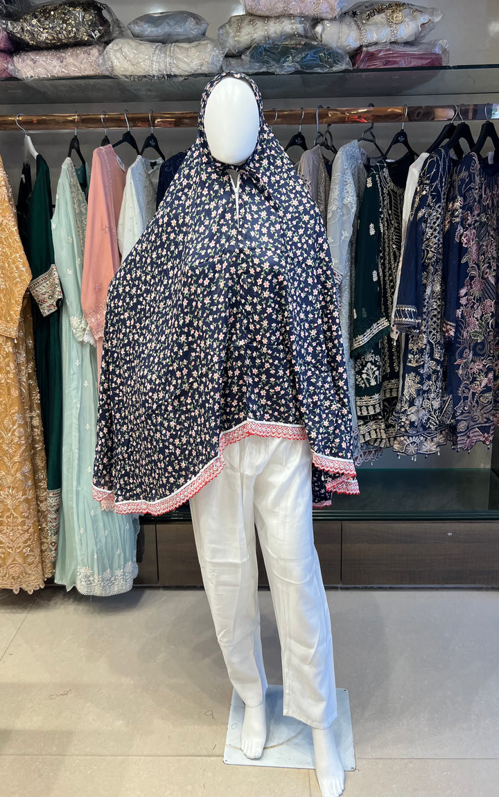 RAMZAN PRAYER NAMAZ HIJAAB-{PRINTED}-PD02/RAYON FABRIC/ 1 a TO 10 a