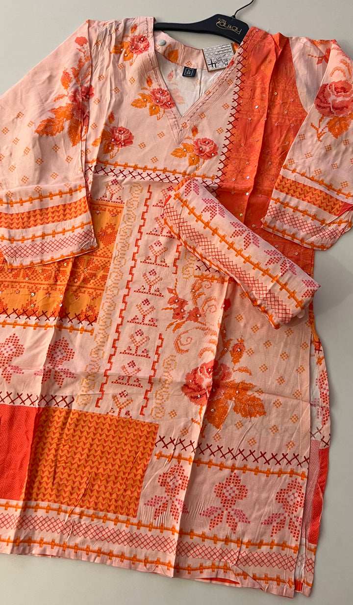 COORD SET(M/38,L/40,XL/42,2XL/44) - IKBT04/ORANGE