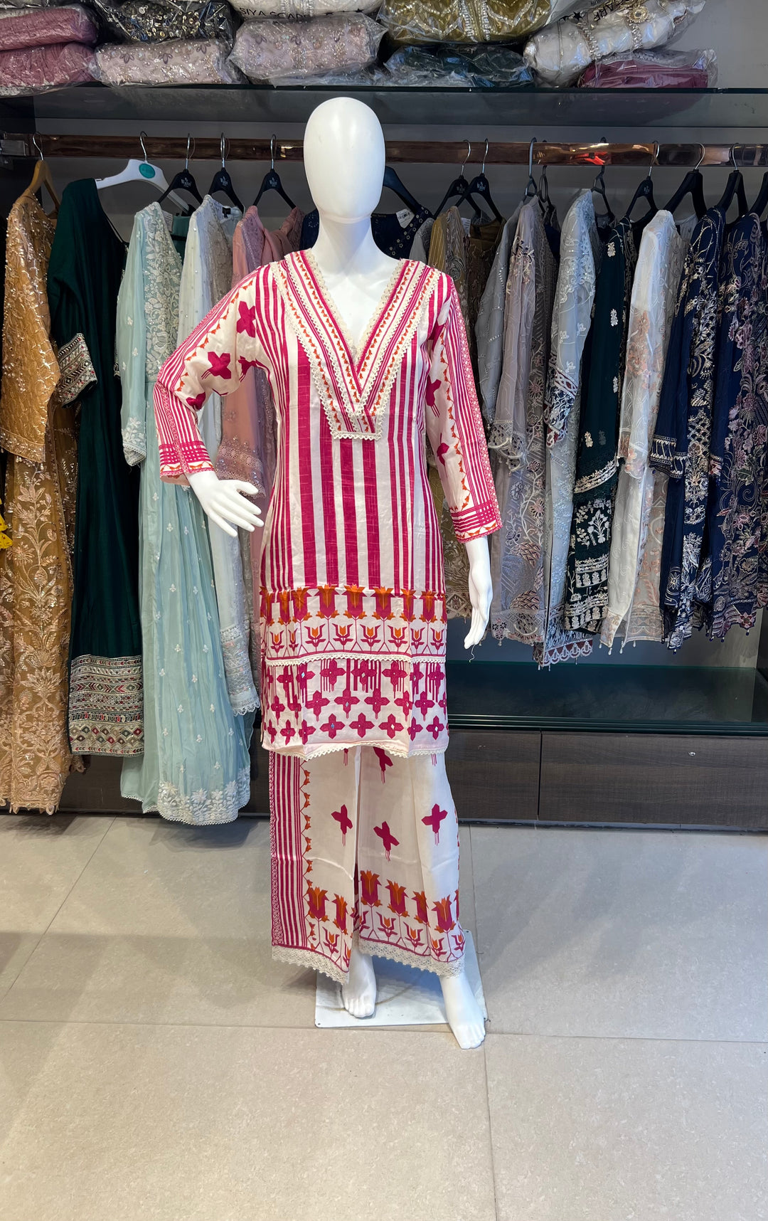 COORD SET(M/38,L/40,XL/42,2XL/44) - IKBT02/PINK