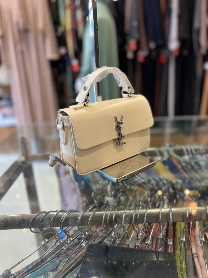 FANCY HAND BAG - BH21/OFF WHITE/