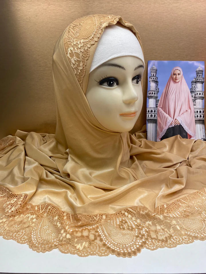 RAMZAN NAMAZ HIJABS (40 INCH) (SLEEVELESS) (NEW COLOURS) - J1052