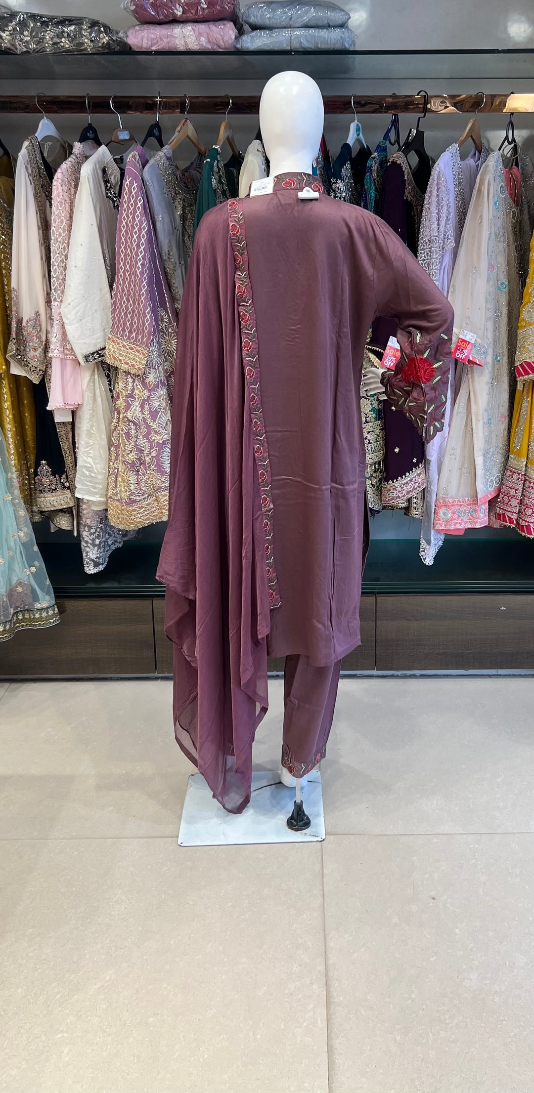 WORK DESIGNER EMBROIDERED SUIT - IKFB01