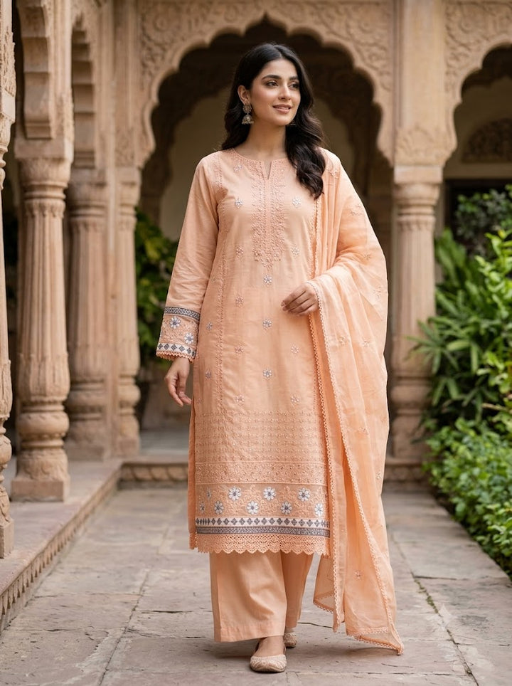 DESIGNER UNSTITCHED DRESS MATERIAL-IKIJ02