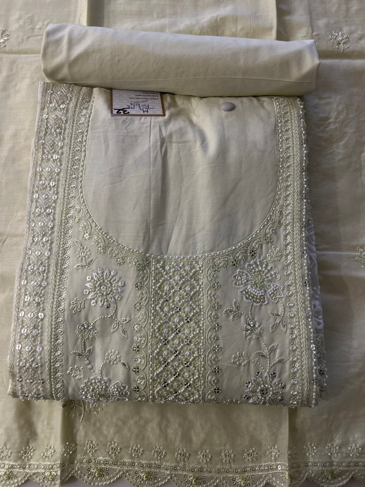 DESIGNER UNSTITCHED DRESS MATERIAL - BTMF32