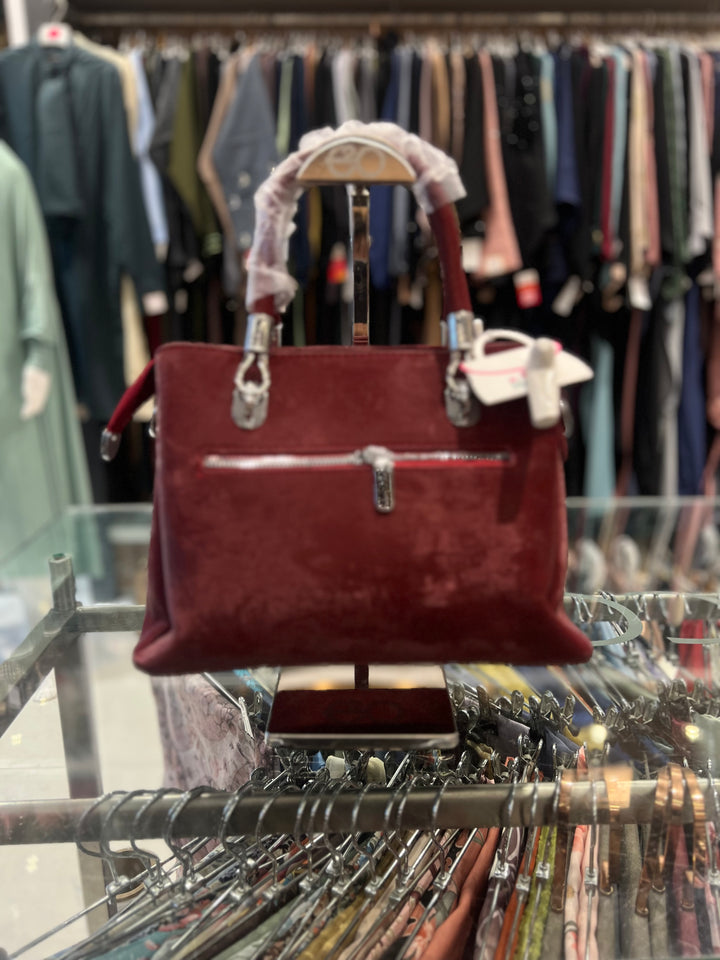 HAND BAG - BH23/MAROON/