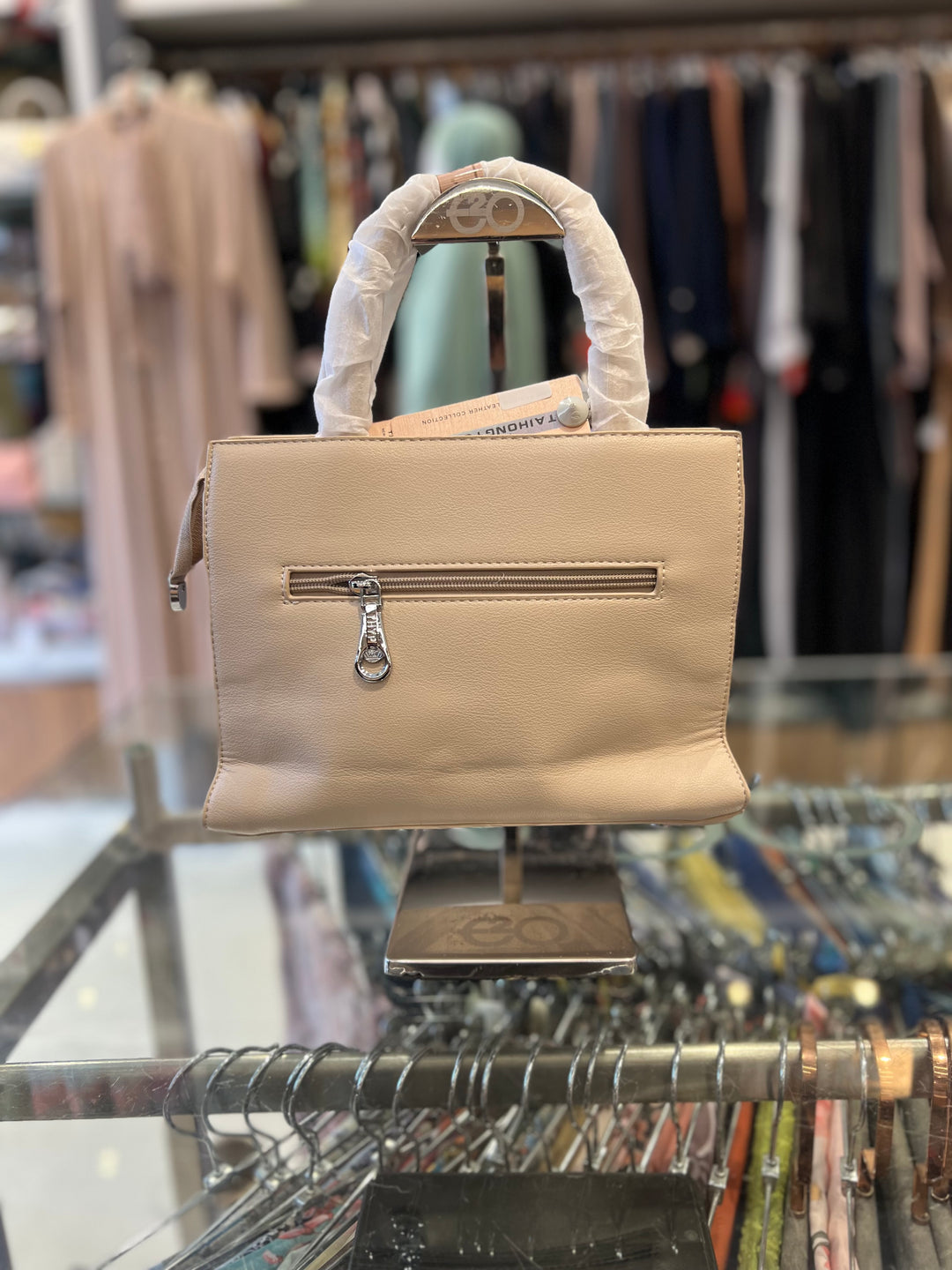 FANCY HAND BAG - BH08/WHITE/