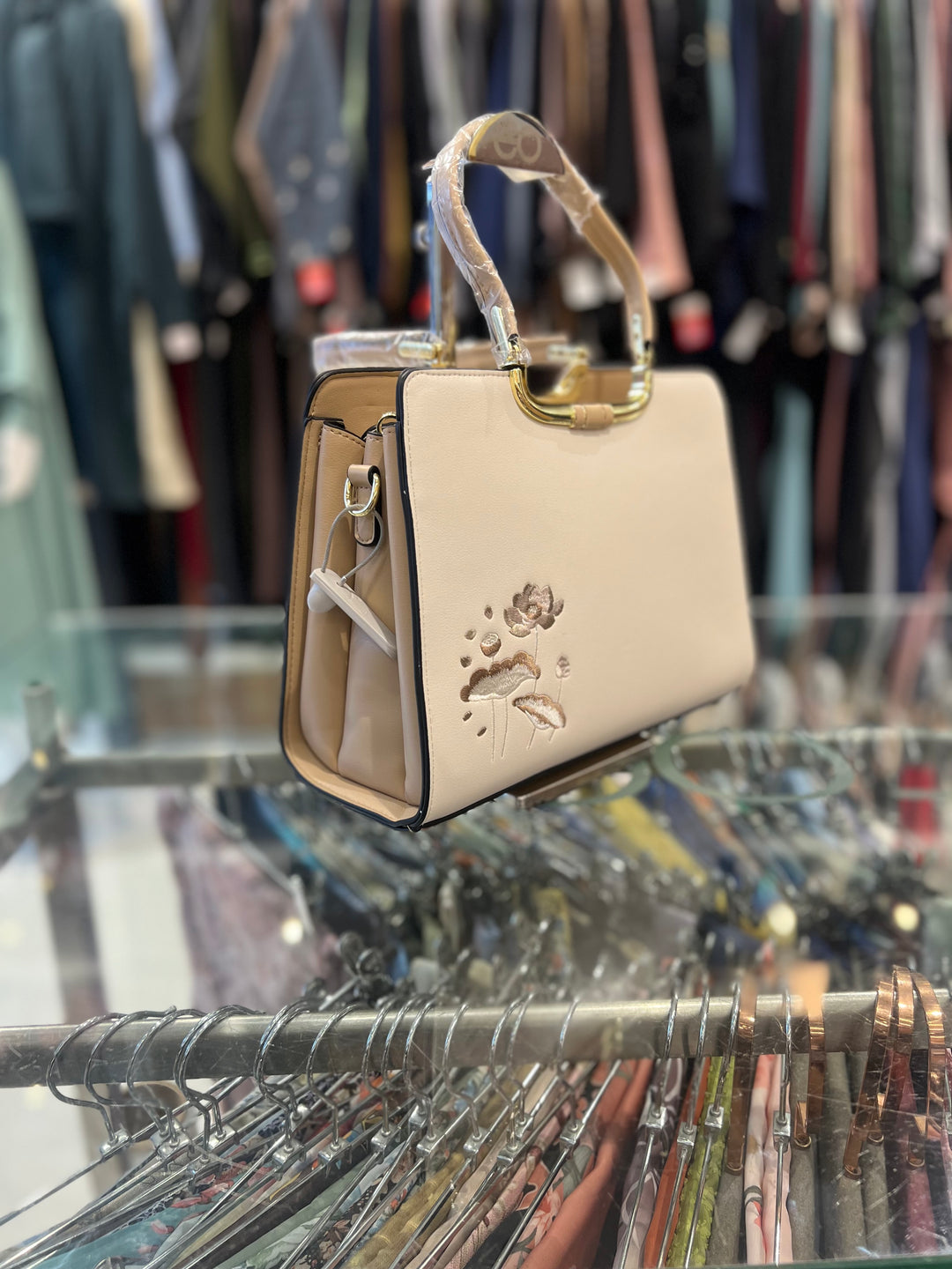 HAND BAG - BH13/BEIGE/
