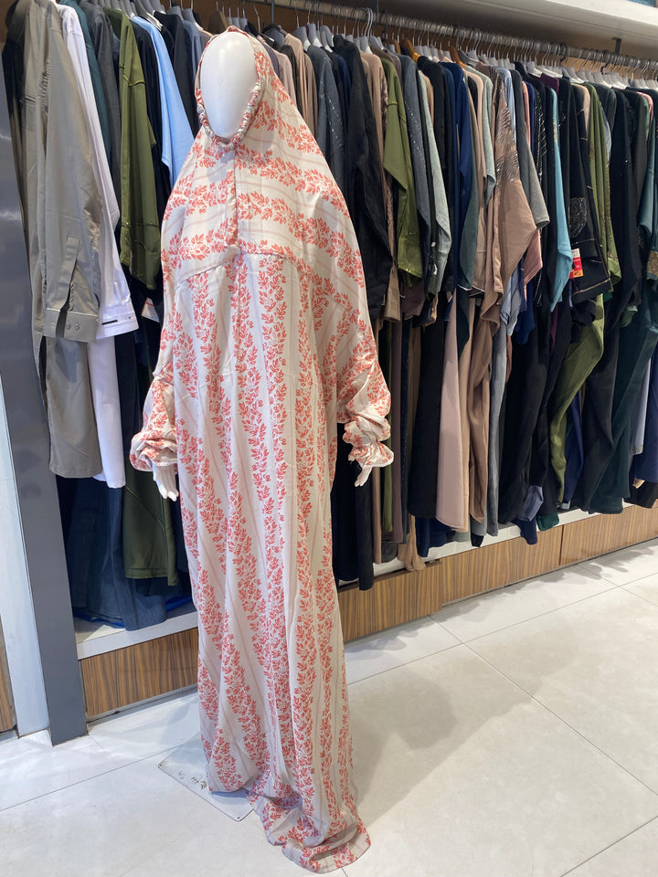 AYESHA PRAYER DRESS SOFT REYON PRINT EHRAAM NEW COLOURS (FULL LENGTH)PD01