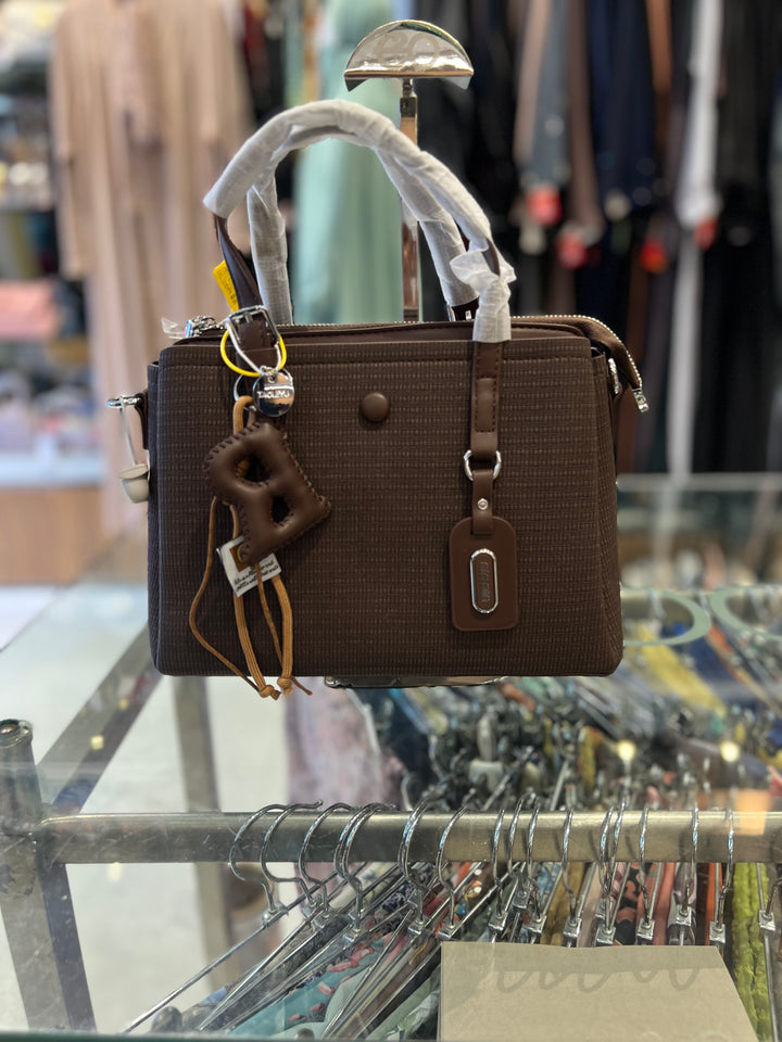 HAND BAG - BH15/DARK BROWN /