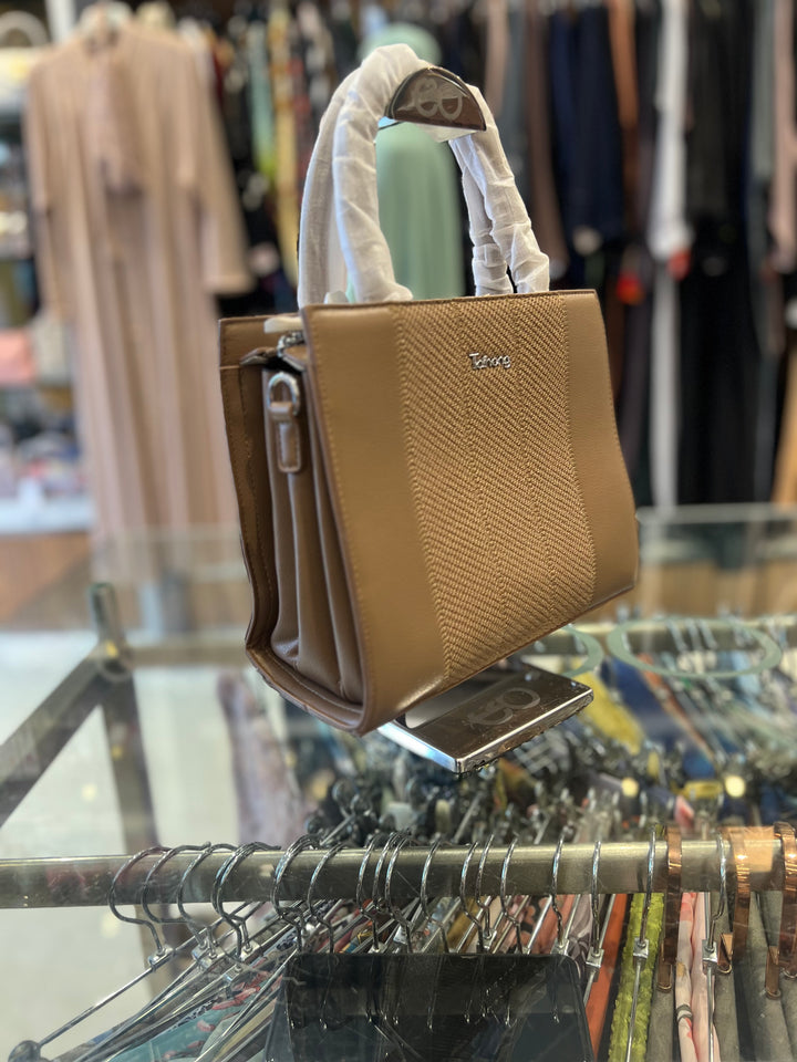 FANCY HAND BAG - BH08/BROWN/