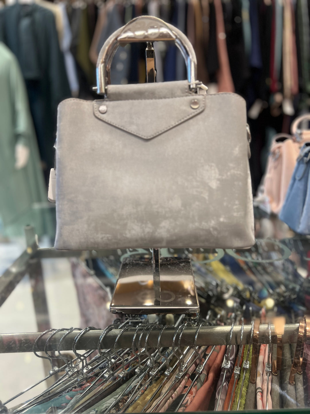 HAND BAG - BH04/GREY/