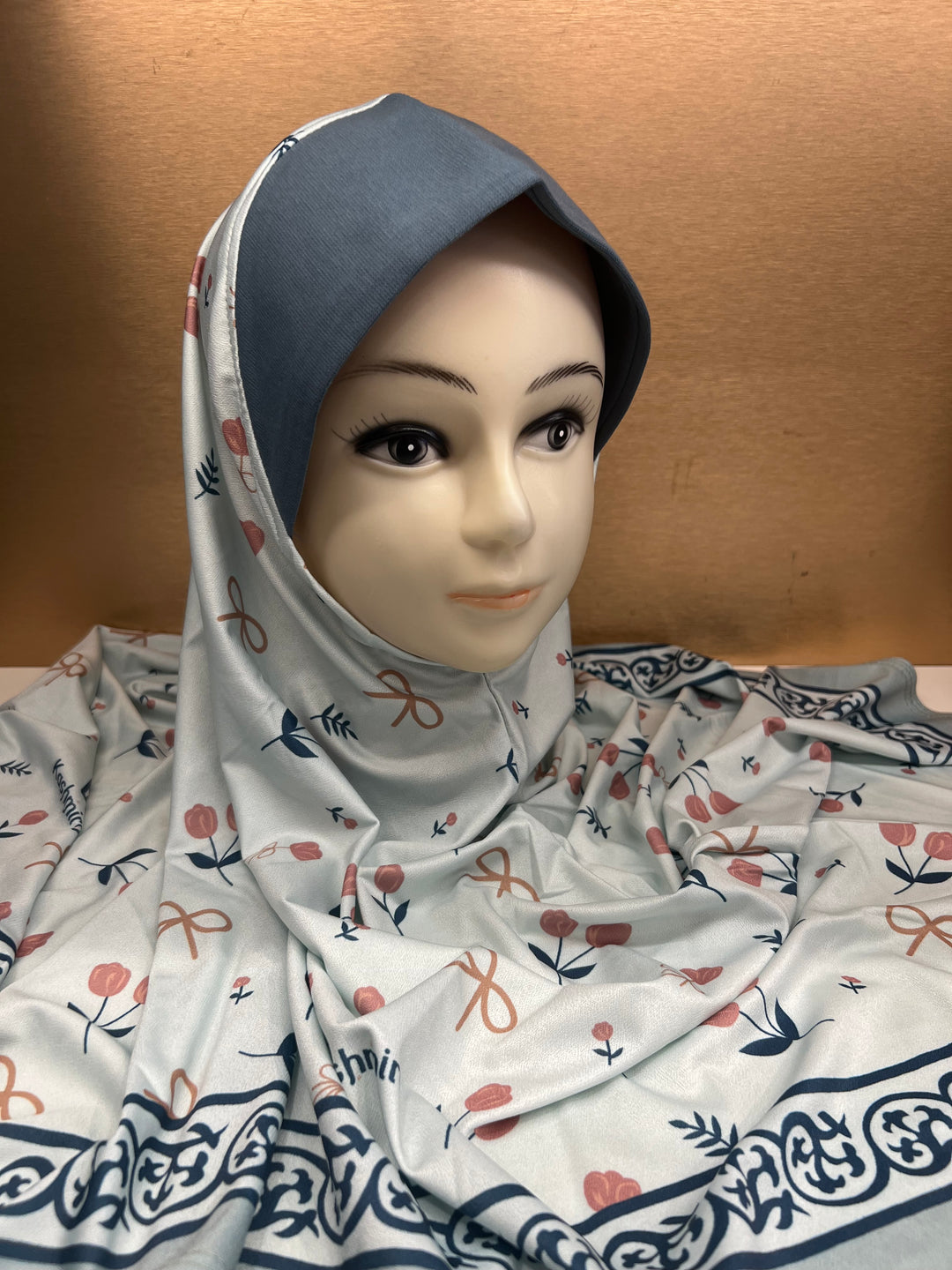 MALAYSIAN HIJAB Ready to Wear Super Hit PRINTED LYCRA Soft Fabric Pin-less plain Hijabs- BJ010