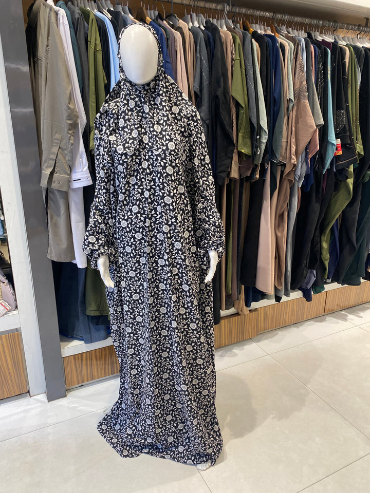 AYESHA PRAYER DRESS SOFT REYON PRINT EHRAAM NEW COLOURS (FULL LENGTH)PD01