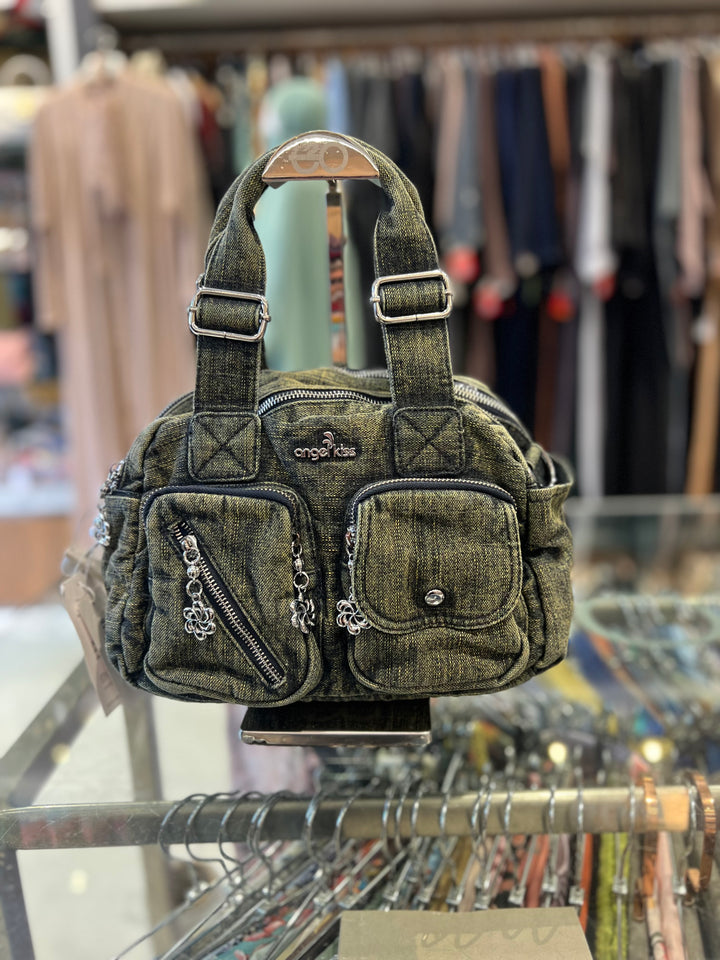 ANGEL HAND BAG - BH07/GREEN/