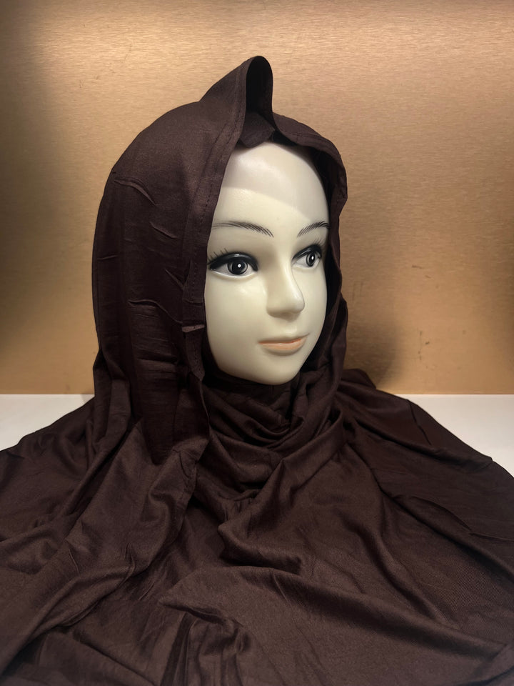Ready to Wear Super Hit Bamboo Jersey Soft Fabric Pin-less plain Hijabs- BTZ18 (new colours)