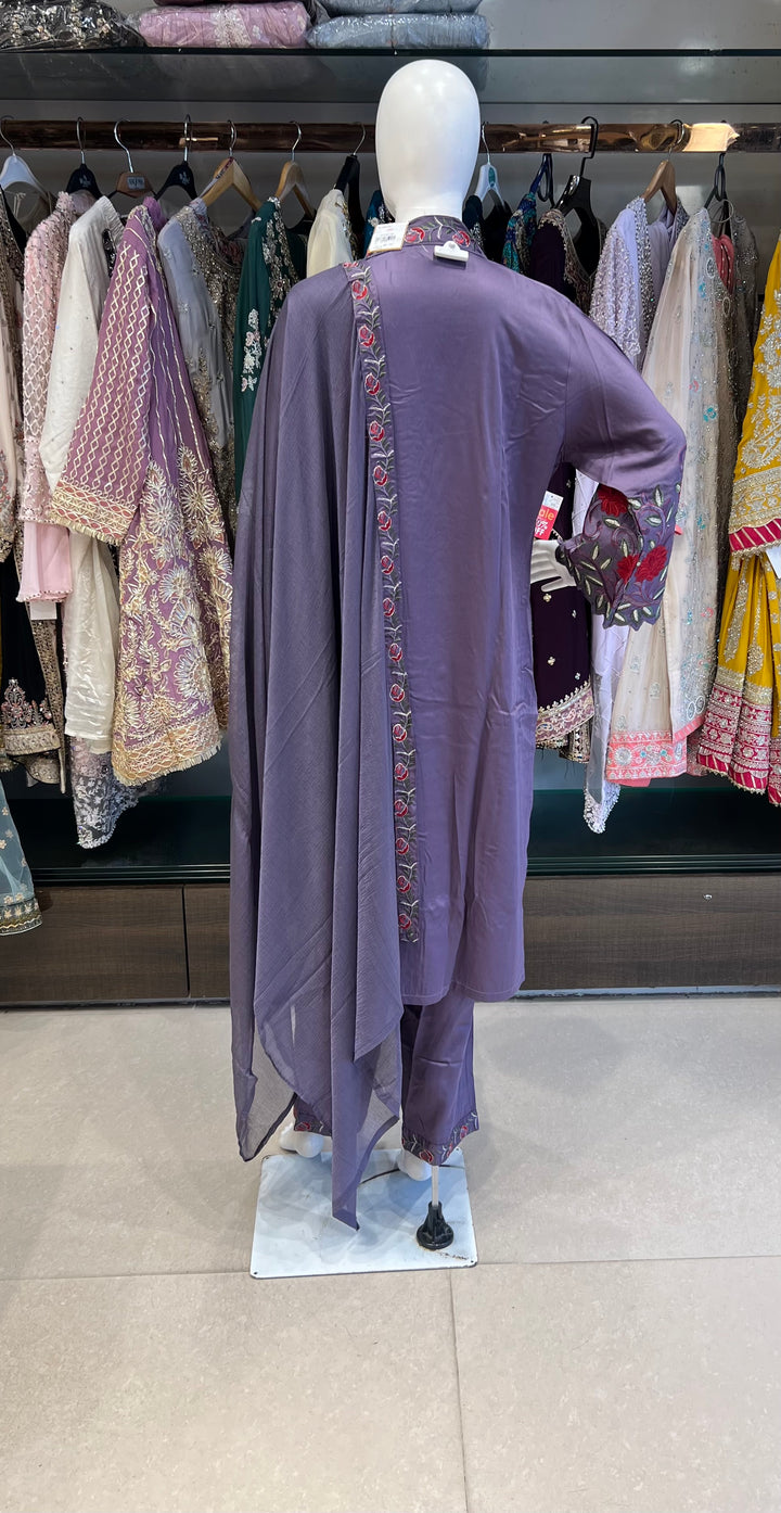 WORK DESIGNER EMBROIDERED SUIT - IKFB01