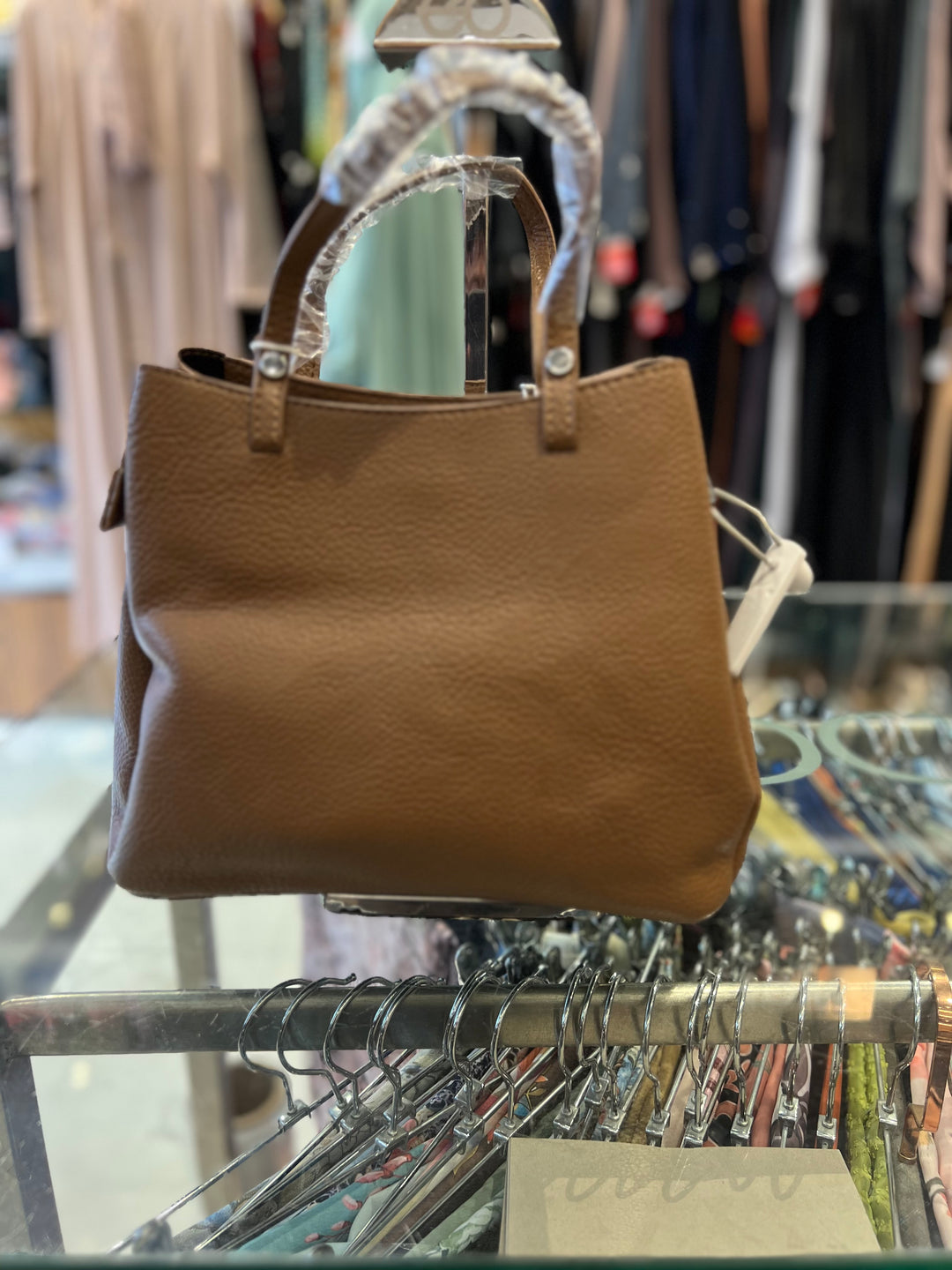 HAND BAG - BH09/BROWN/