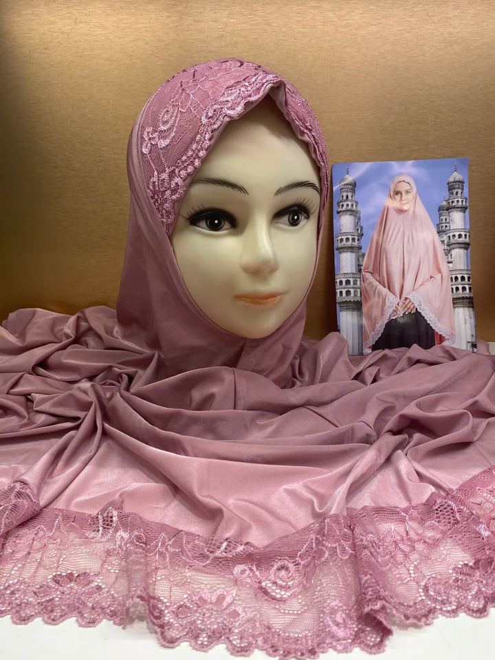 RAMZAN NAMAZ HIJABS (40 INCH) (SLEEVELESS) (NEW COLOURS) - J1052