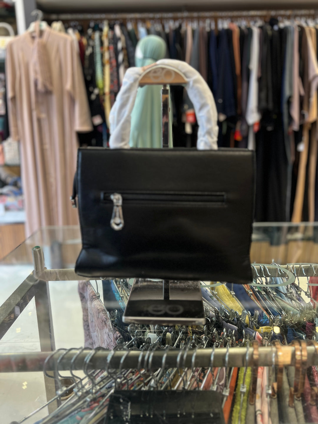 FANCY HAND BAG - BH08/BLACK/