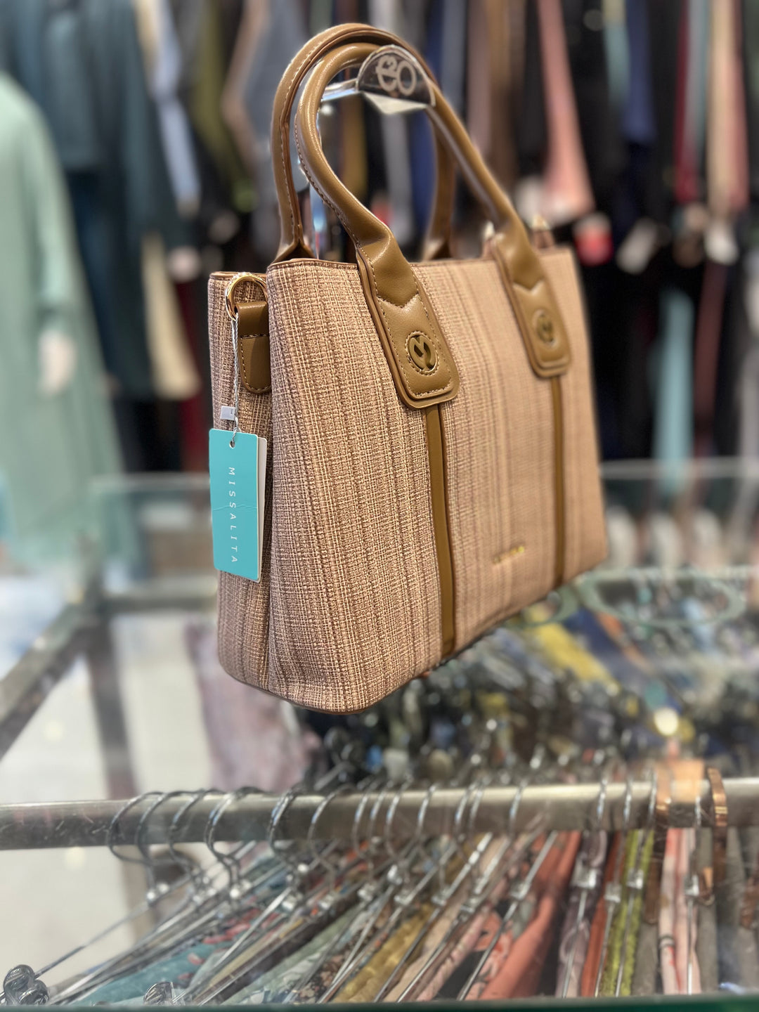 HAND BAG - BH02/LIGHT BROWN /