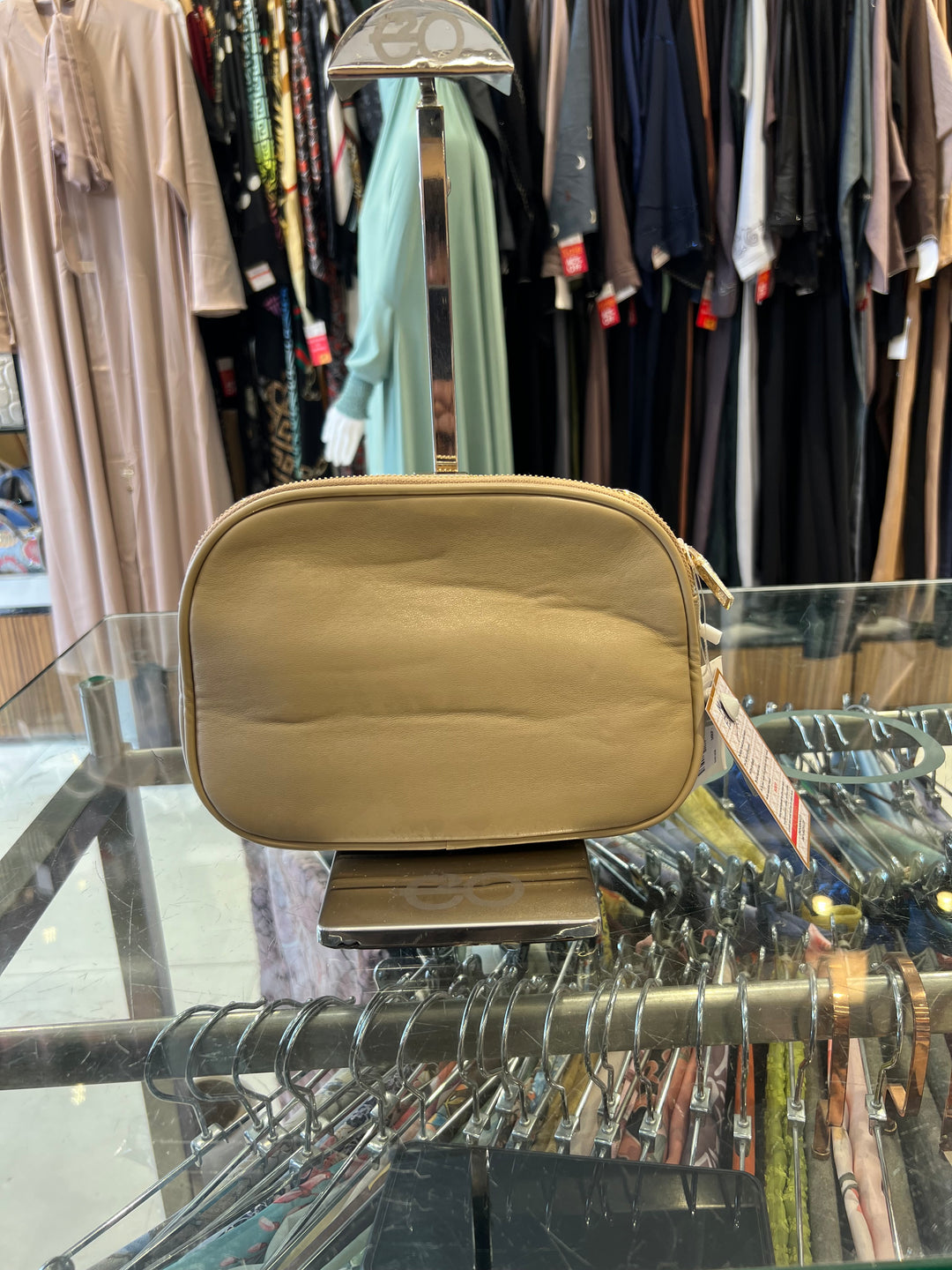 FANCY HAND BAG - BH16/BISCUIT COLOUR /