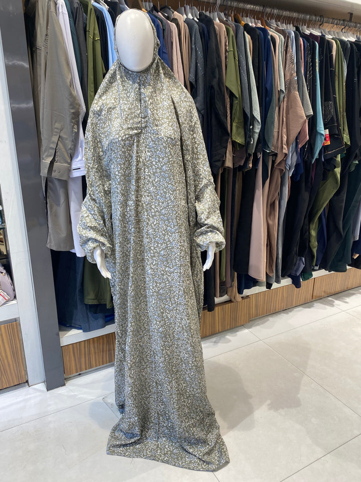 AYESHA PRAYER DRESS SOFT REYON PRINT EHRAAM NEW COLOURS (FULL LENGTH)PD01