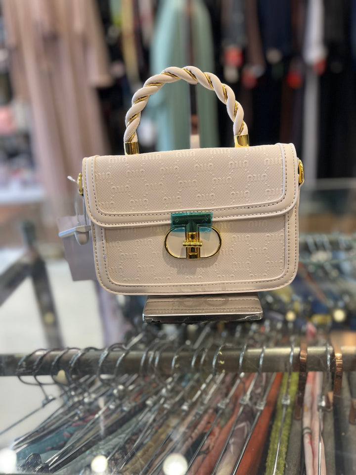 FANCY HAND BAG - BH11/WHITE/