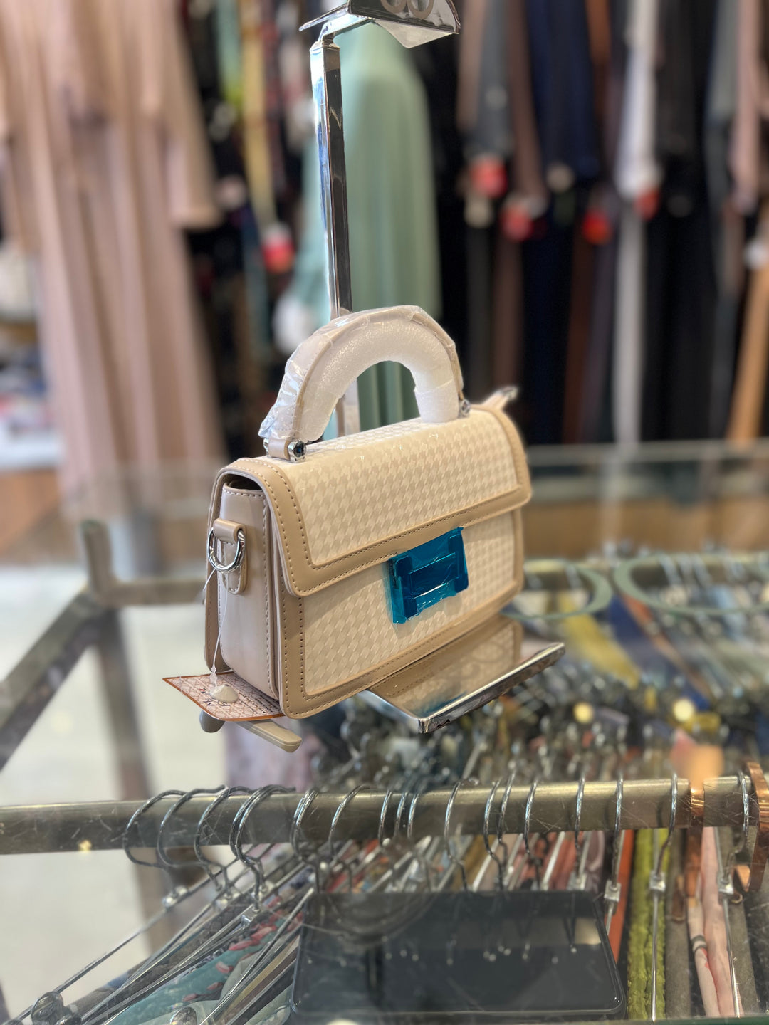 FANCY HAND BAG - BH18/BEIGE/