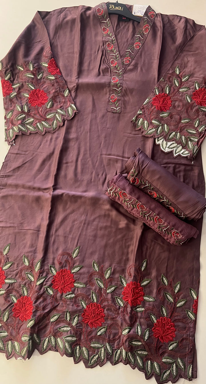 WORK DESIGNER EMBROIDERED SUIT - IKFB01