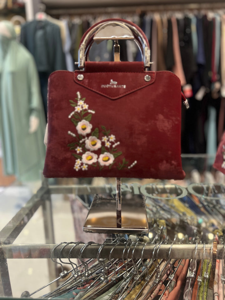 HAND BAG - BH10/MAROON/