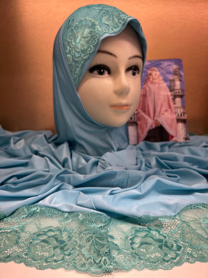 RAMZAN NAMAZ HIJABS (40 INCH) (SLEEVELESS) (NEW COLOURS) - J1052