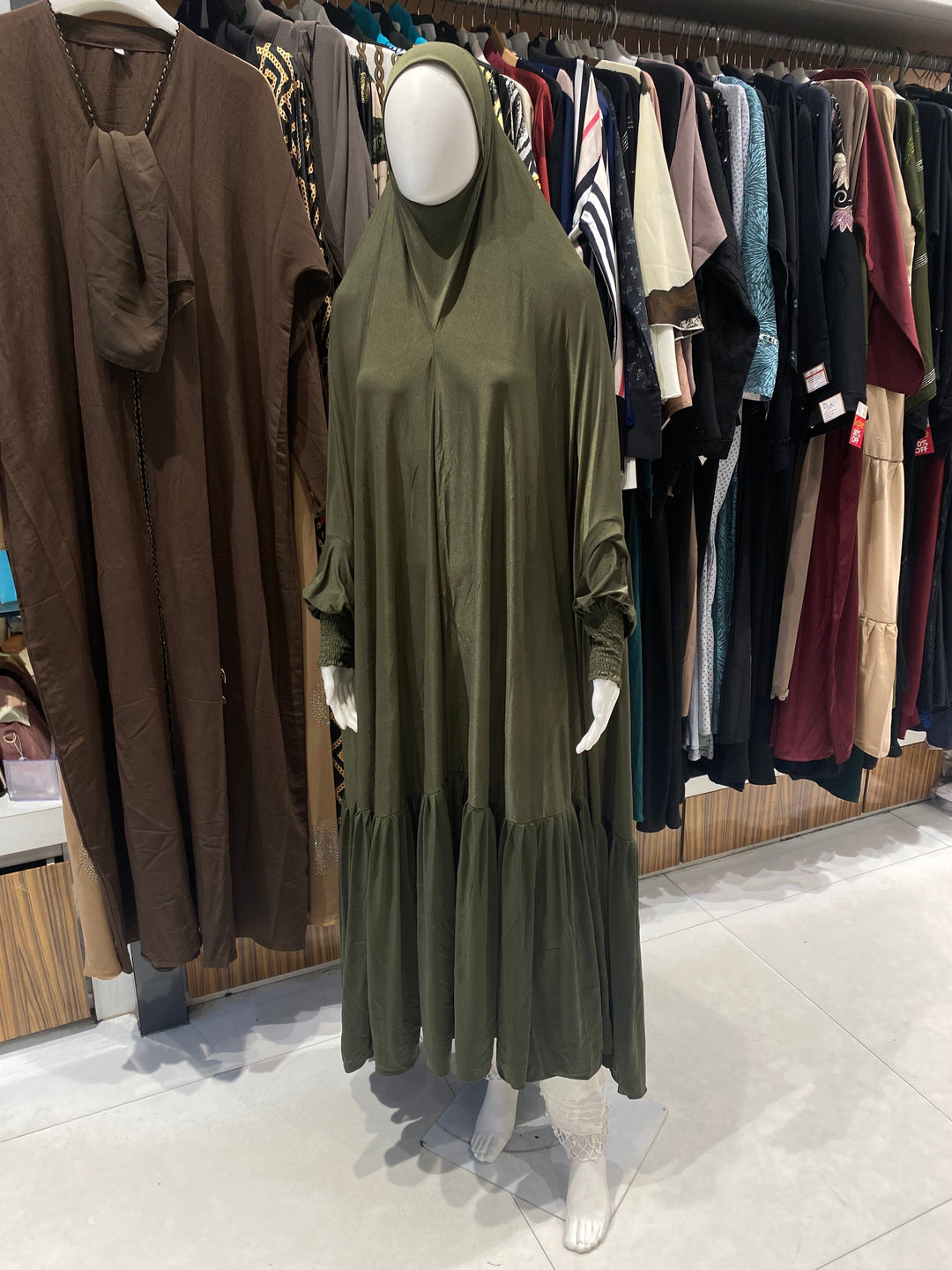 RAMZAN NAMAZ (FULL LENGHT) JILBABS KHIMAR (70’ INCHES) -F6006(HIT COLOURS RESTOCKED)