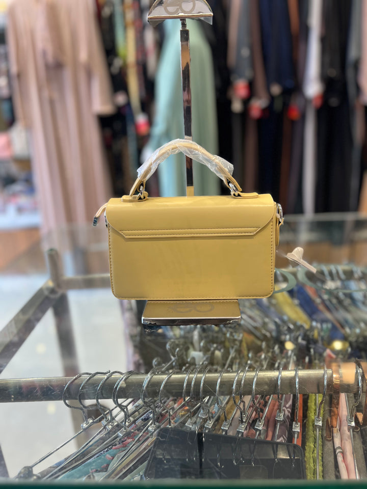 FANCY HAND BAG - BH21/YELLOW/