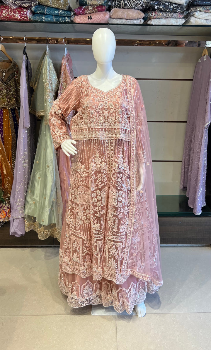 AREESHA DESIGNER LEHENGA (BEADS WORK) - MZ03