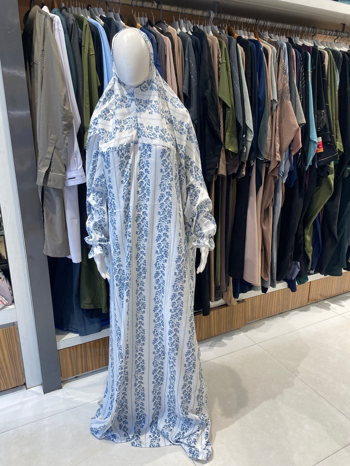 AYESHA PRAYER DRESS SOFT REYON PRINT EHRAAM NEW COLOURS (FULL LENGTH)PD01