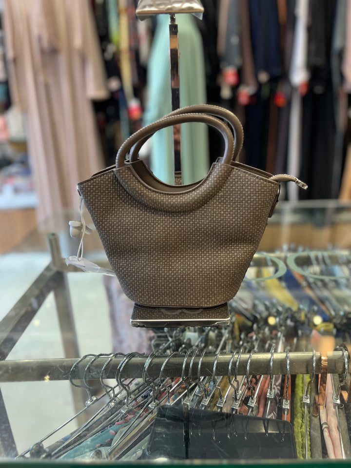 FANCY HAND BAG - BH17/KHAKI/