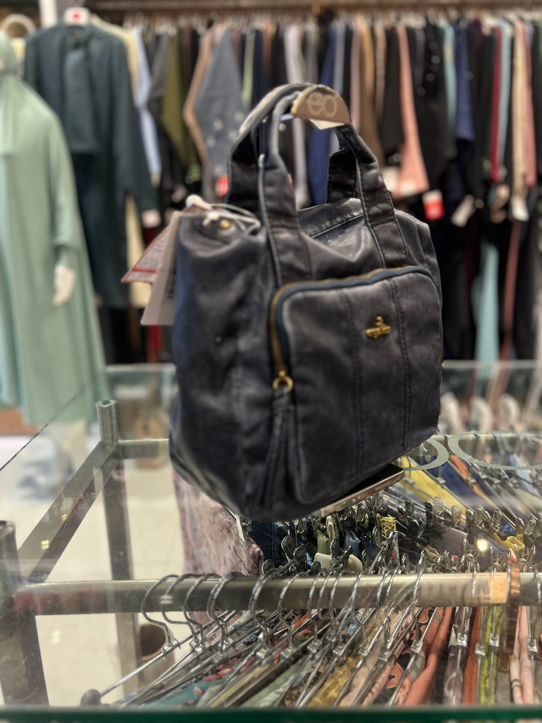 ANGEL HAND BAG - BH12/NAVY BLUE/