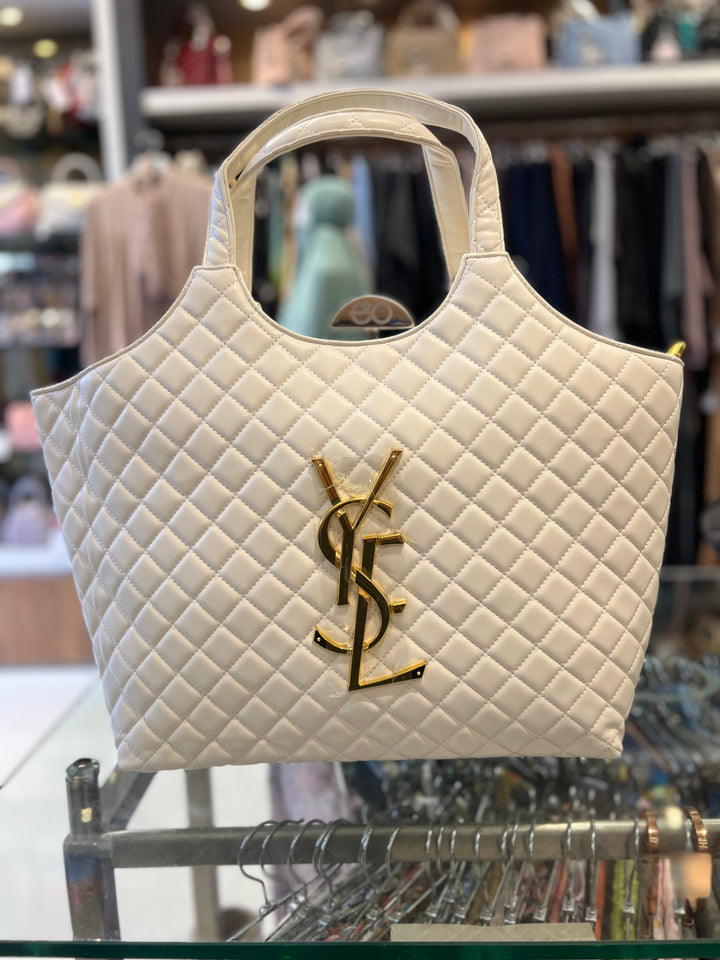 YSL HAND BAG - BH22/WHITE/