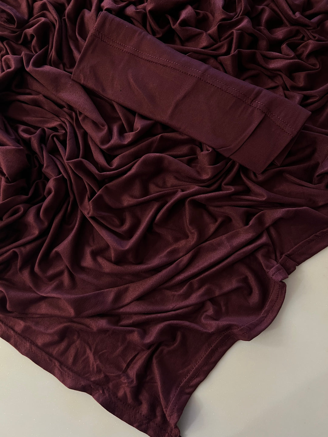 SUPER HIT SOFT PINLESS BAMBOO JERSEY PLAIN WITH MATCHING INNER HIJAB CAP (2 METERS PLAIN HIJABS)(NEW COLOURS)BJ019