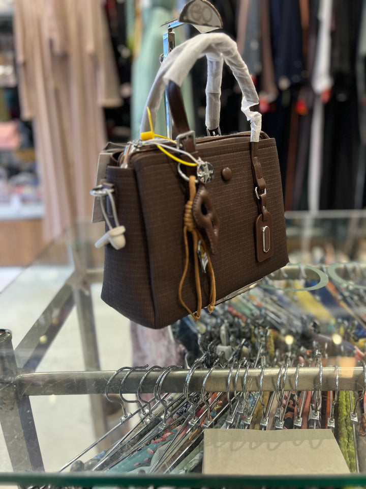 HAND BAG - BH15/DARK BROWN /