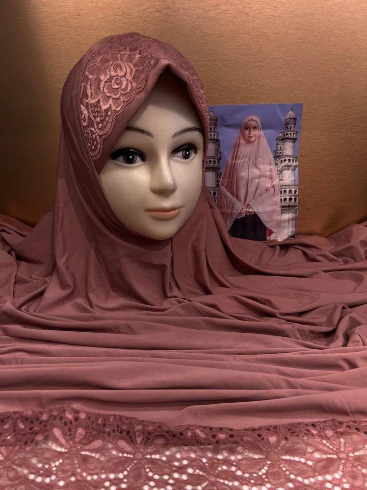 RAMZAN NAMAZ HIJABS (40 INCH) (SLEEVELESS) (NEW COLOURS) - J1052