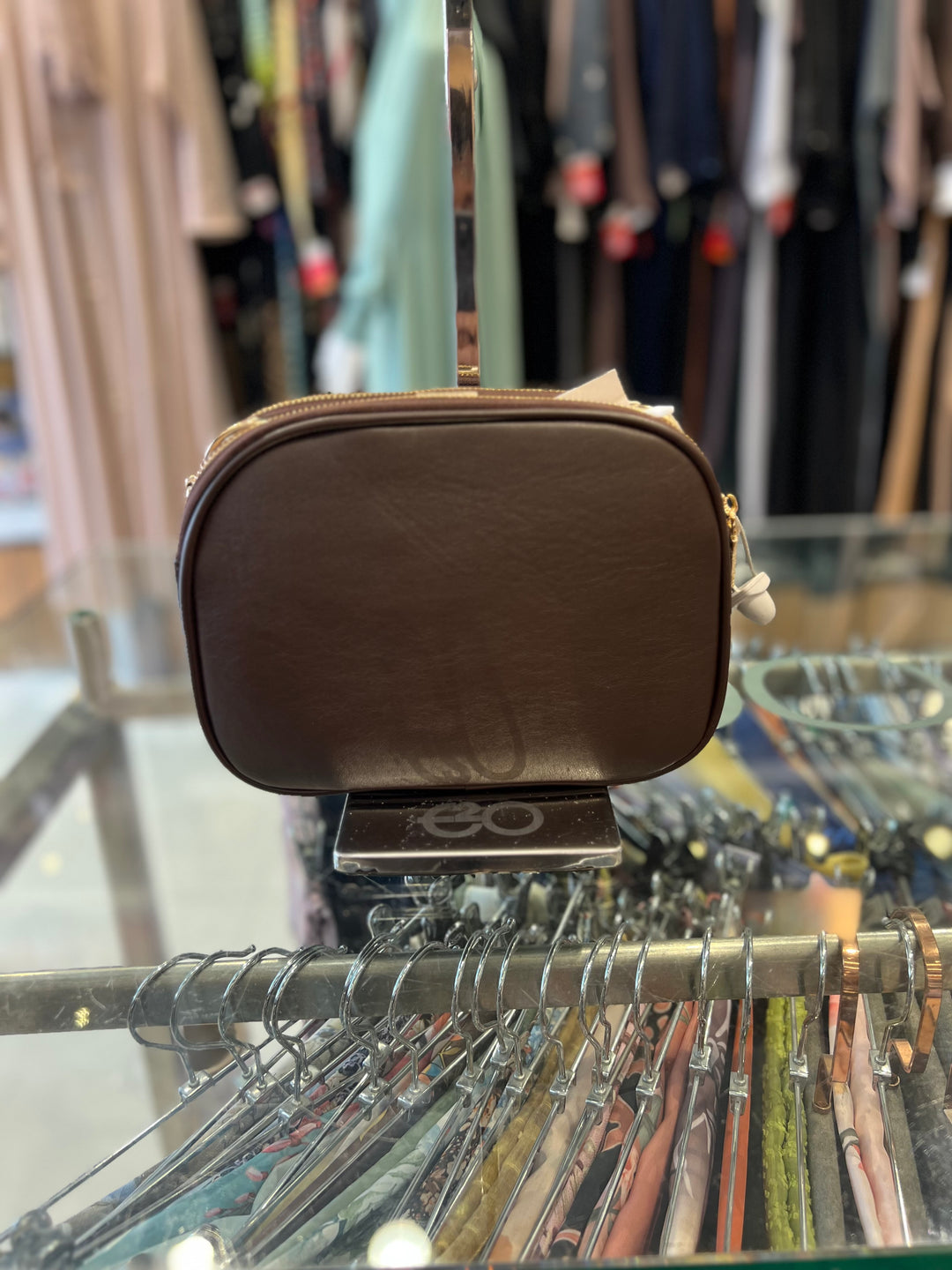 FANCY HAND BAG - BH16/BROWN/