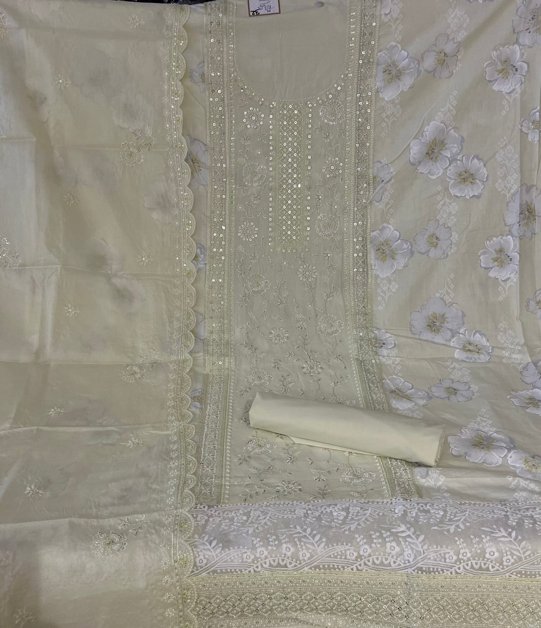 DESIGNER UNSTITCHED DRESS MATERIAL - BTMF32