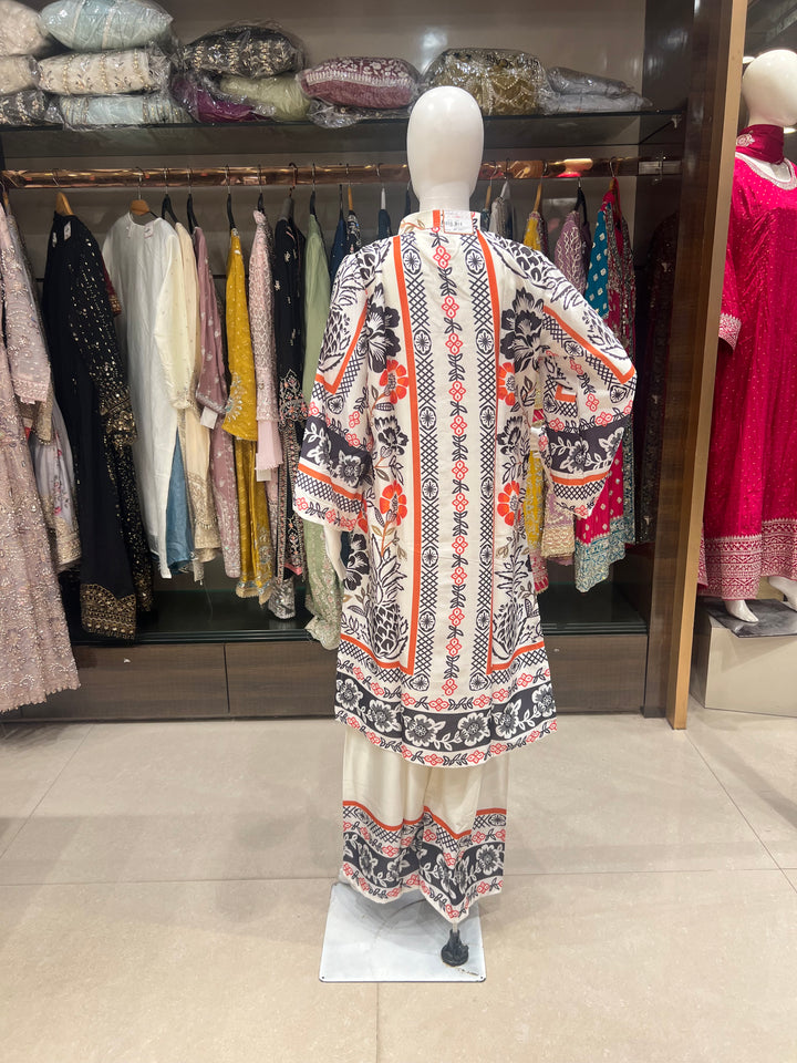 TURKISH PRINTED SILK COORD SET  - IKCP01/IKBN04/10